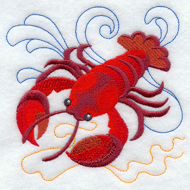 Lobster Under the Sea Square