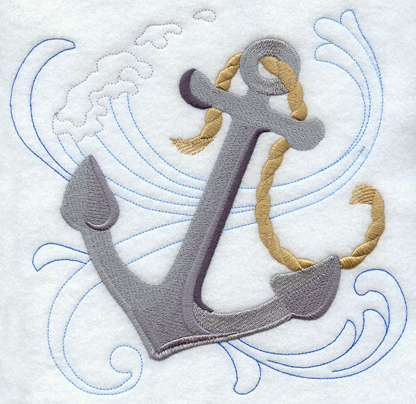 Anchor Under the Sea Square