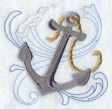 Anchor Under the Sea Square