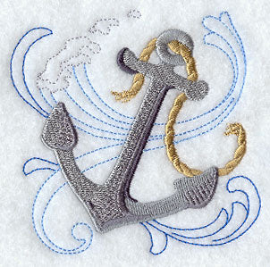 Anchor Under the Sea Square