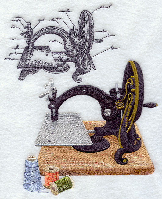 Antique Stitches and Schematic 1