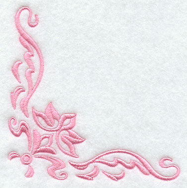 Delicate Damask Corner