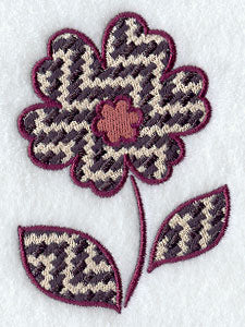 Daring Herringbone Flower