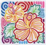 Mola Hibiscus Square