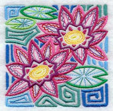 Mola Panama Pacific Water Lily Square