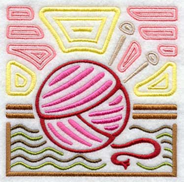 Mola Knitting Square