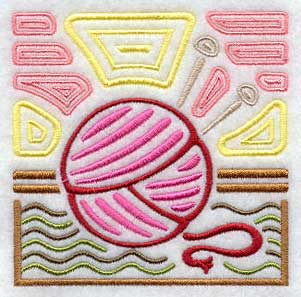 Mola Knitting Square