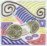 Mola Crocheting Square