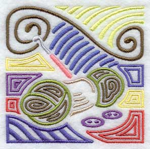 Mola Crocheting Square