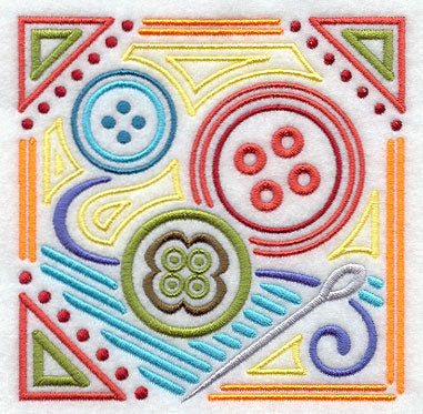 Mola Button Square