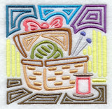 Mola Sewing Basket Square