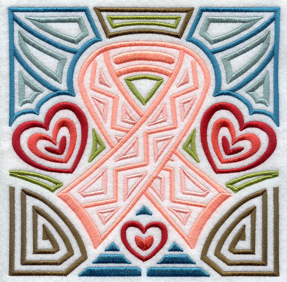 Mola Awareness Ribbon Square