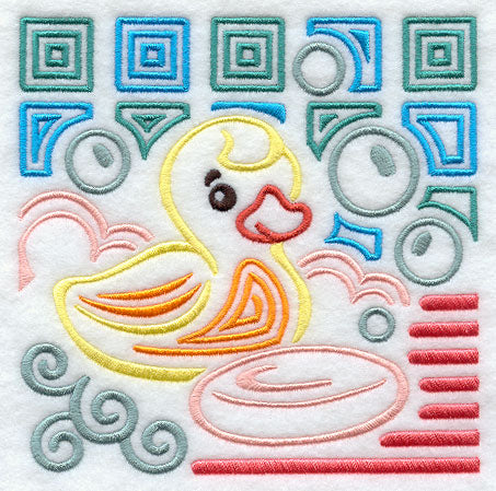 Mola Rubber Ducky Square