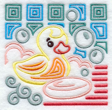 Mola Rubber Ducky Square
