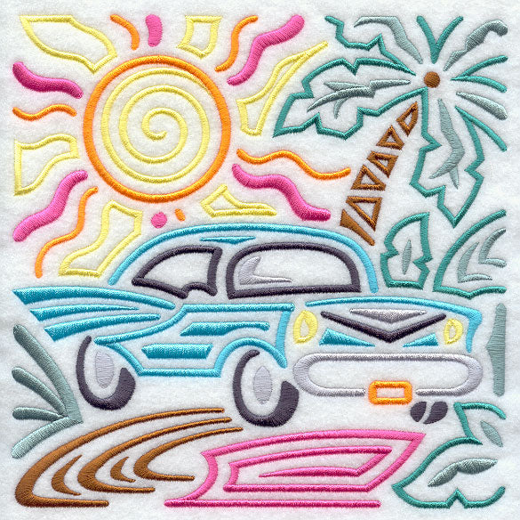 Mola Classic Car Square