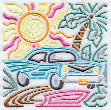 Mola Classic Car Square