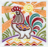 Mola Rooster Square