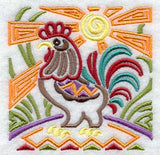 Mola Rooster Square