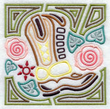 Mola Cowboy Boot Square