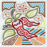 Mola Chili Pepper Square