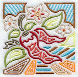 Mola Chili Pepper Square