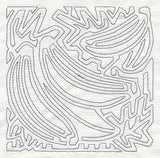 Mola Banana Quilting Square (Single Run)