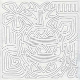 Mola Pineapple Quilting Square (Single Run)