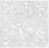 Mola Butterfly Quilting Square (Single Run)