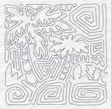 Mola Pixbae Tree Quilting Square (Single Run)