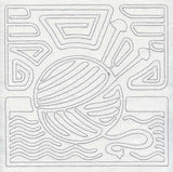 Mola Knitting Quilting Square (Single Run)