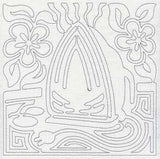 Mola Iron Quilting Square (Single Run)