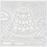 Mola Thimble Quilting Square (Single Run)