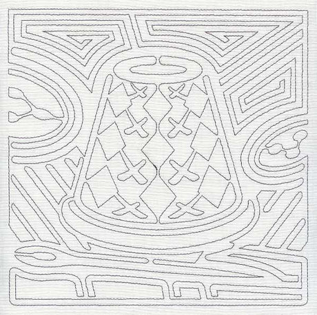 Mola Thimble Quilting Square (Single Run)