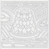 Mola Thimble Quilting Square (Single Run)