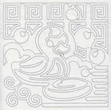 Mola Rubber Ducky Quilting Square (Single Run)