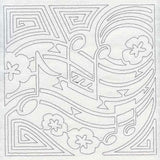 Mola Music Quilting Square (Single Run)