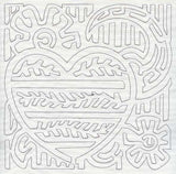 Mola Love Quilting Square (Single Run)