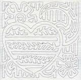 Mola Love Quilting Square (Single Run)