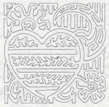 Mola Love Quilting Square (Single Run)