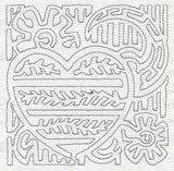 Mola Love Quilting Square (Single Run)