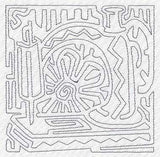 Mola Sewing Machine Quilting Square (Single Run)