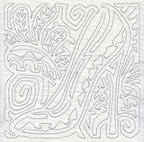 Mola Diva Shoe Quilting Square (Single Run)