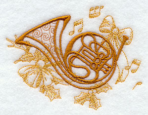 French Horn and Music Echo