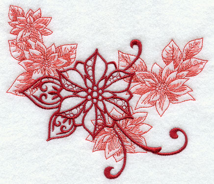 Poinsettia and Flower Echo