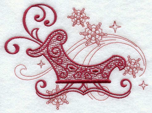 Sleigh and Snowflakes Echo