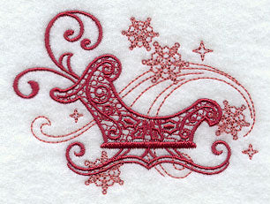 Sleigh and Snowflakes Echo