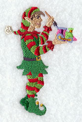 Enchanted Christmas Elf and Train