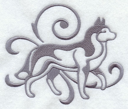 Graceful Siberian Husky