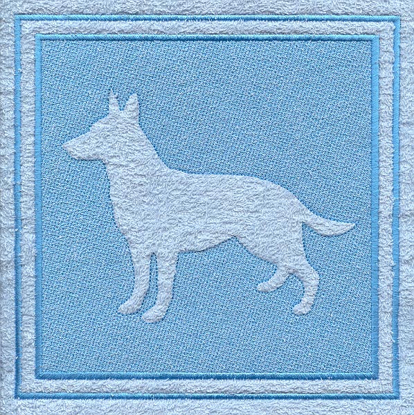 German Shepherd (Embossed)