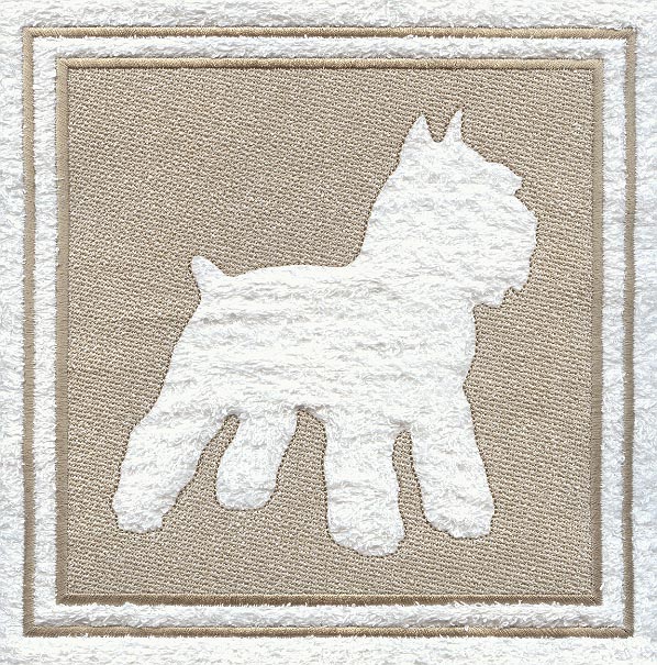 Schnauzer (Embossed)